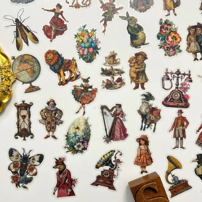 Victorian Era Sticker 50PCS
