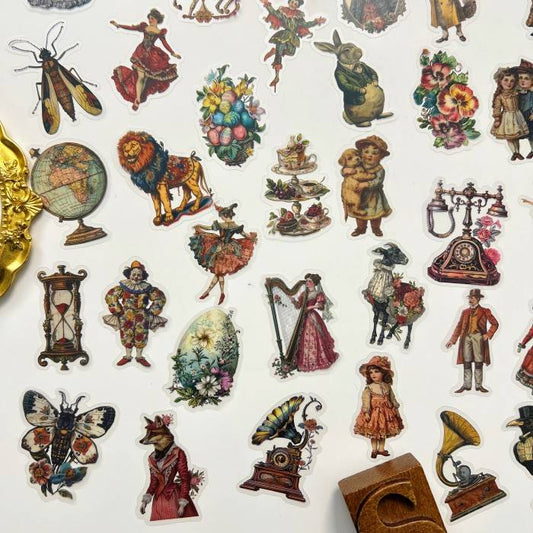 Victorian Era Sticker 50PCS