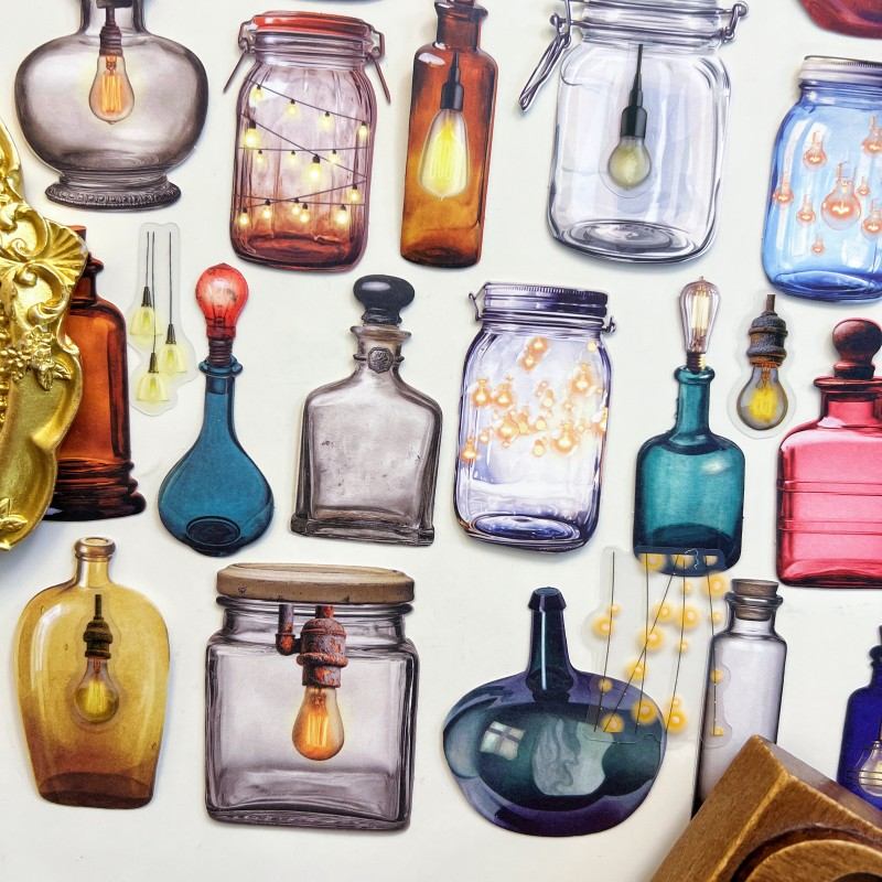 Bottled Stars Sticker 60PCS