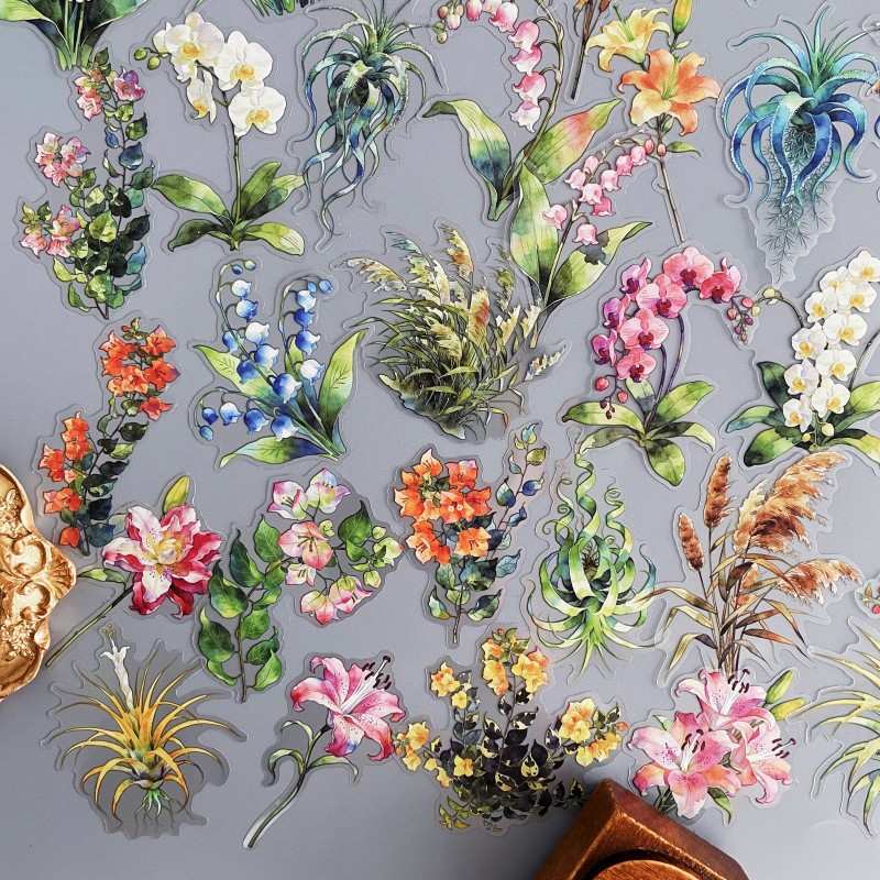 Orchid Meadow Sticker 60PCS