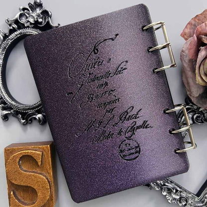 Amethyst Violin Glow Loose-Leaf Journal