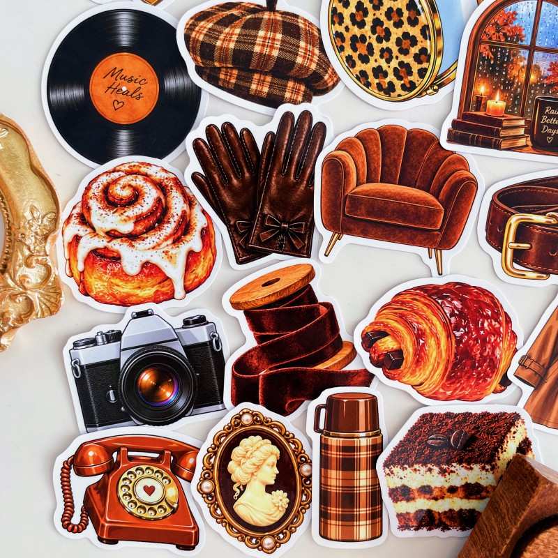 Caramel Crush Sticker 50PCS
