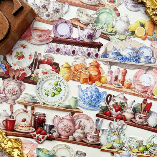 Noble Tableware Sticker 60PCS
