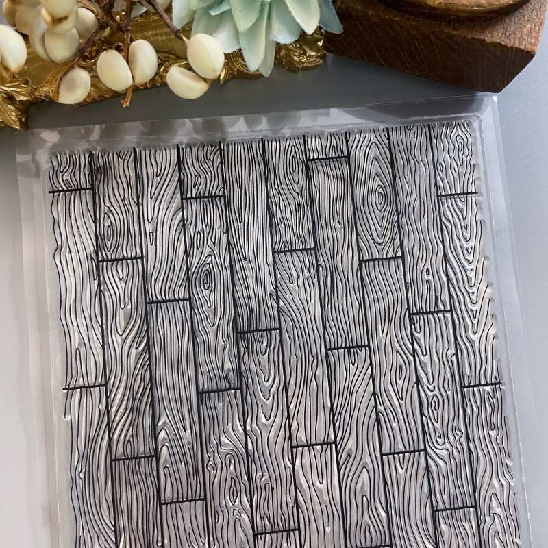 Grain Timber Clear Stamp