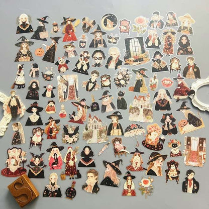 Witch's Familiar Sticker 80PCS