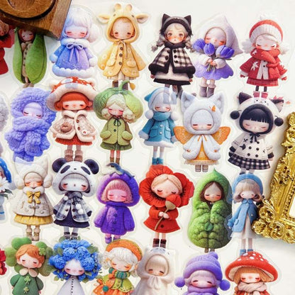 Candy Velvet Sticker 60PCS