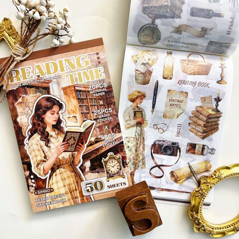 Time Chapter Washi Sticker Book 50Sheets