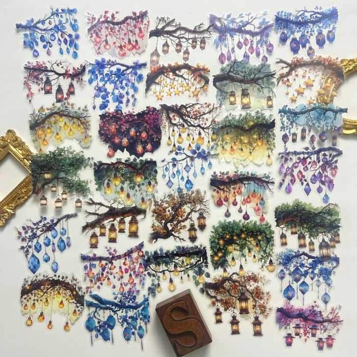 Flickering Lights Sticker 32PCS