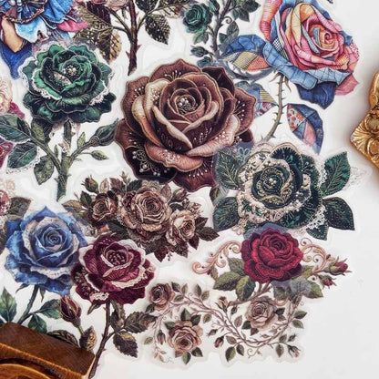 Textile Petal Sticker 32PCS