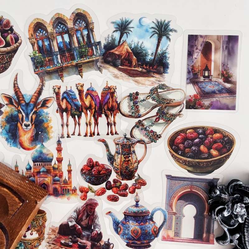 Desert Bazaar Sticker 50PCS