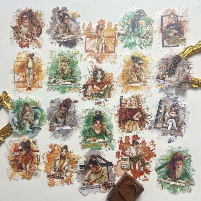 Reversed Greetings Sticker 20PCS