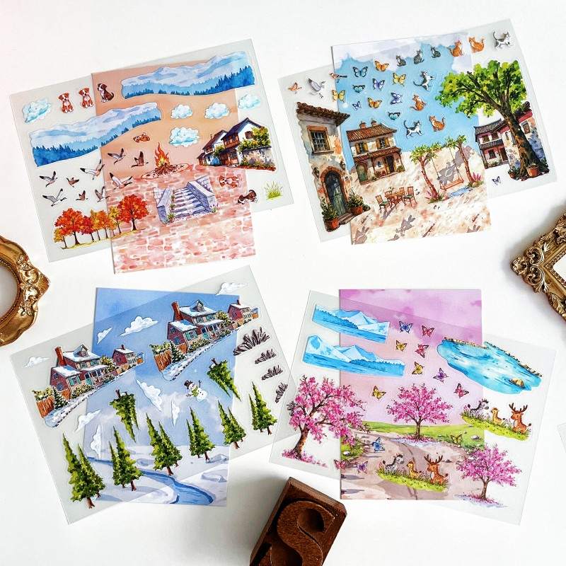 Seasonal Garden Builder Sticker Kit