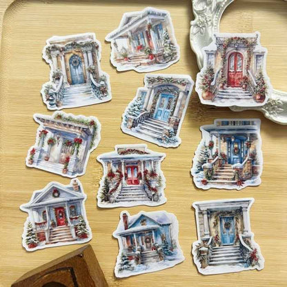 Winter Doorway Sticker 20PCS