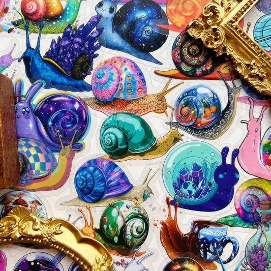 Tiny Snail Sticker 50PCS