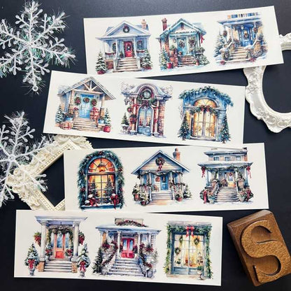 Winter Cottage Sticker 4Sheets | ML