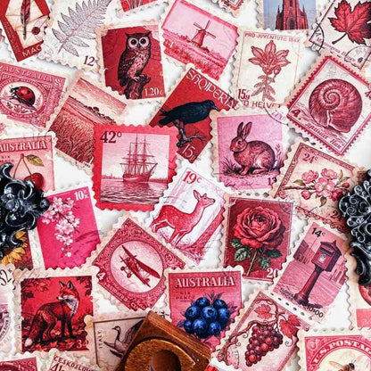 Crimson Post Sticker 50PCS