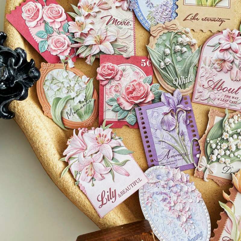 Floating World Paper Sticker 30PCS