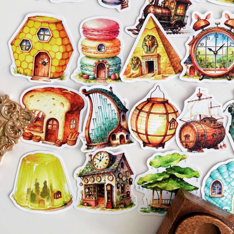 Enchanted Hut Sticker 50PCS