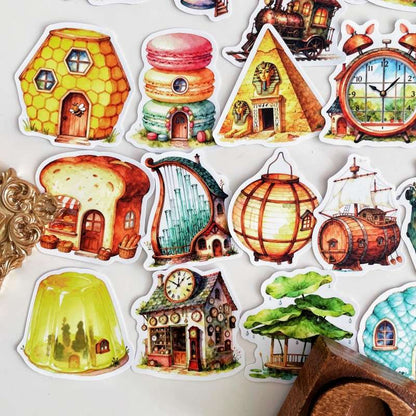Enchanted Hut Sticker 50PCS