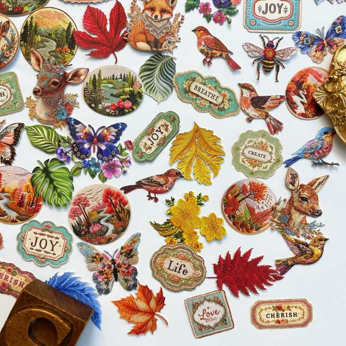 Embroidery Patches Sticker 100PCS