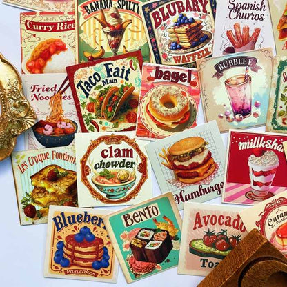 Americana Dish Sticker 50PCS