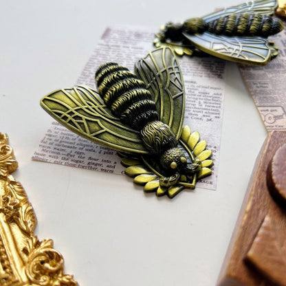 Moth Wing Brass Paper Clip