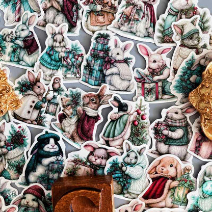 Noel Hare Sticker 50PCS