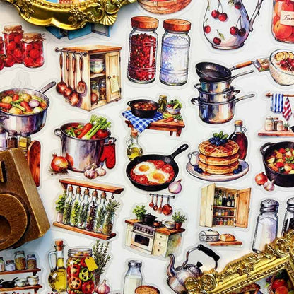 Home Flavor Sticker 56PCS