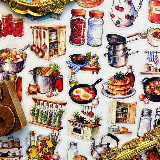 Home Flavor Sticker 56PCS