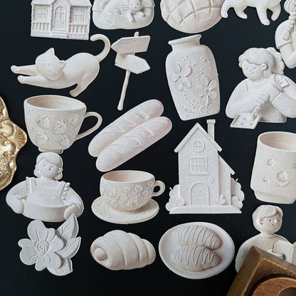 Diy Clay Sculpting Sticker 60PCS