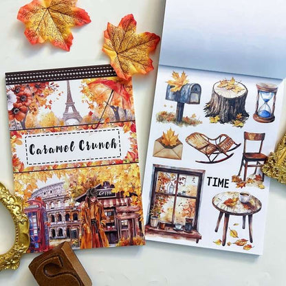 Caramel Crunch Sticker Book 20Sheets