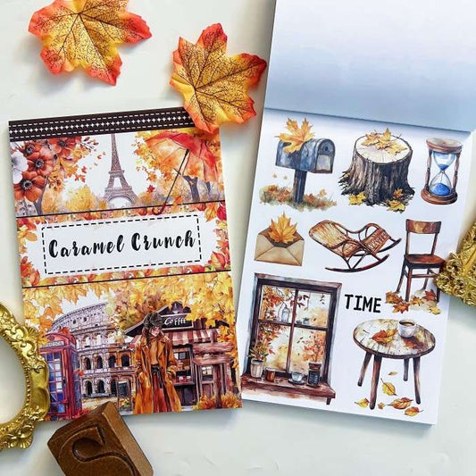 Caramel Crunch Sticker Book 20Sheets
