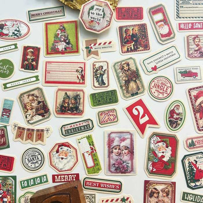 Nostalgic Holiday Stickers 100PCS