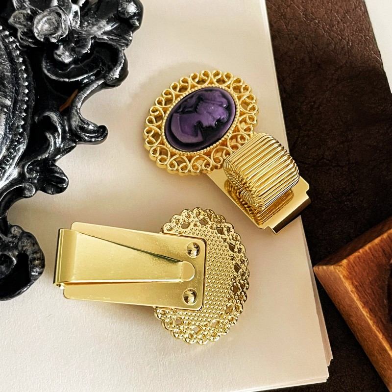 Victorian Beauty Pen Holder Clip