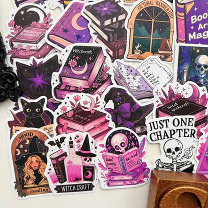 Bookish Witch Sticker 50PCS