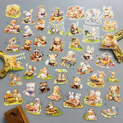 Critter Gathering Sticker 45PCS