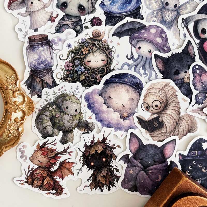 Cute Monster Sticker 50PCS