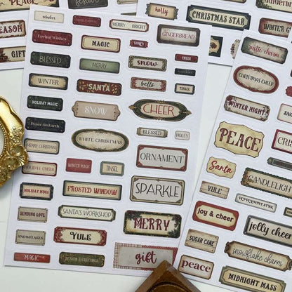 Xmas Quotes Sticker 5Sheets