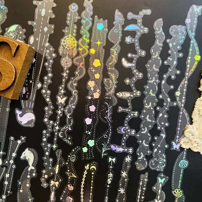 Moonlit Tidal Night Sticker 40PCS