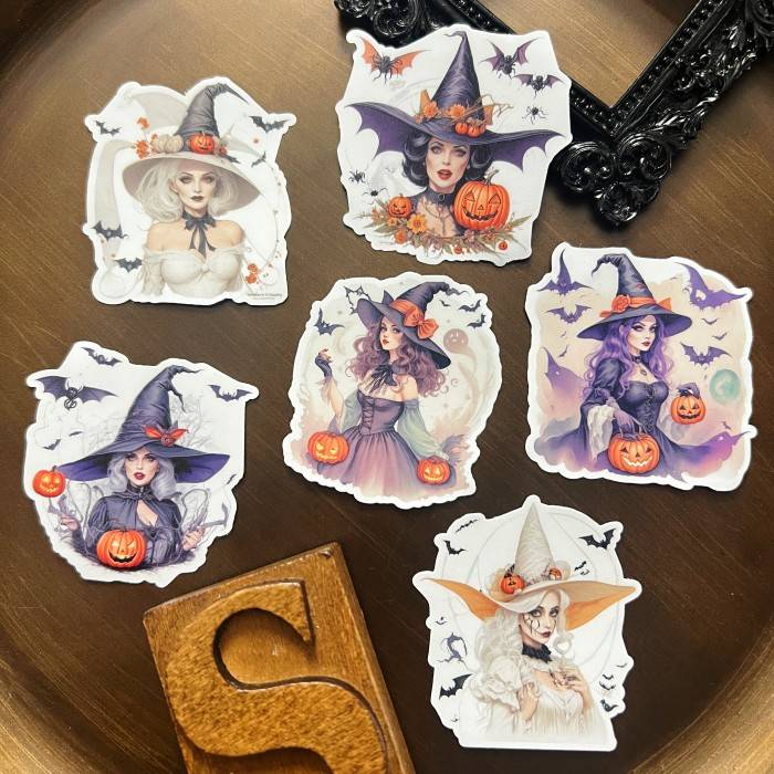 Pumpkin Magic Sticker 12PCS