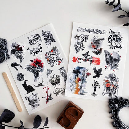 Bone & Bloom Transfer Sticker