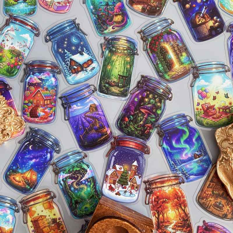 Fantasy Bottle Sticker 50PCS