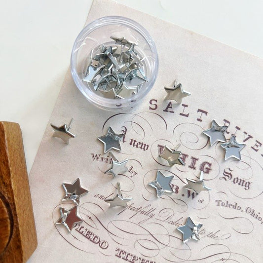 Silver Star Paper Fasteners 25PCS