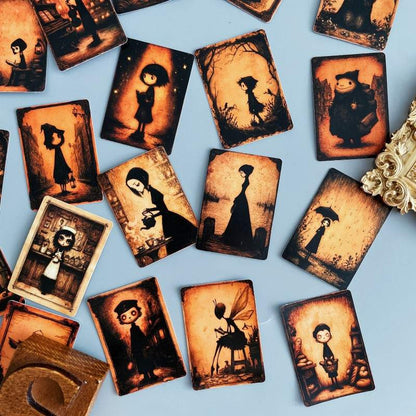 Gothic Stamp Sticker 49PCS