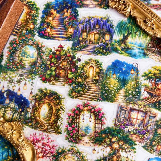 Forest Petal Sticker 50PCS