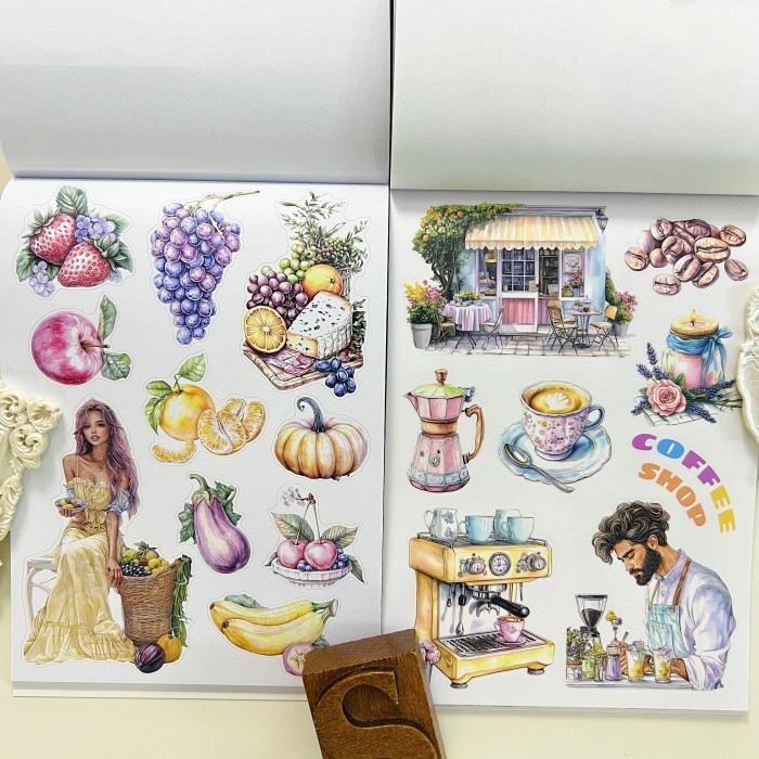 Dessert Delight Sticker Book 20Sheets