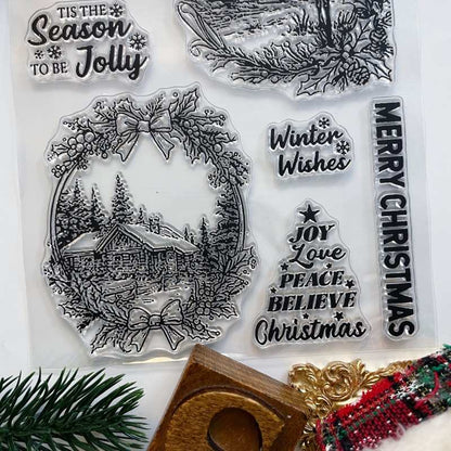 Snowland Story Clear Stamp