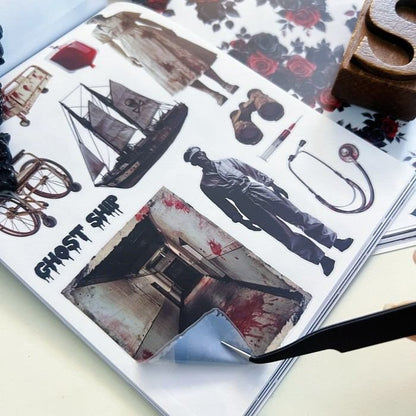 The Silent Fear Sticker Book 20Sheets