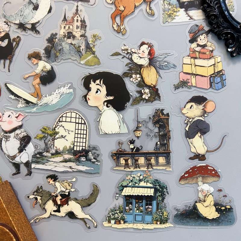 Cute Characters Sticker 50PCS