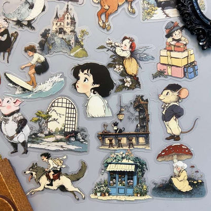 Cute Characters Sticker 50PCS